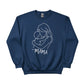 Love Mama Sketch Printed Mother's Day Sweatshirt - PW553