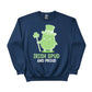 Irish Spud And Proud Printed Saint Patrick's Day Sweatshirt - PW617