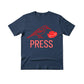 A Bird, a Bloom, and the Press Printed TShirt-PW5122