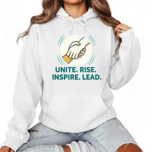 Unite, Rise, Inspire and Lead Women's Day Hoodie - PW539