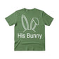 His Bunny Easter Printed Tshirt-PW603