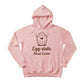 Egg Static About Easter Printed Hoodie-PW604