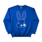 Minimal Bunny Easter Printed  Sweatshirt - PW594