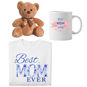 Best Mom Ever Mother's Day Gift Bundle with Sweatshirt- PW556