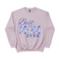 Best Mom Ever Printed Mother's Day Sweatshirt - PW556