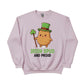 Irish Spud And Proud Printed Saint Patrick's Day Sweatshirt - PW617