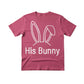 His Bunny Easter Printed Tshirt-PW603