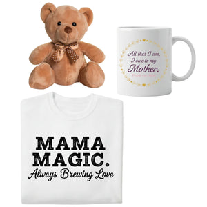 Mama Magic. Always Brewing Love Mother's Day Gift Bundle with Sweatshirt- PW566
