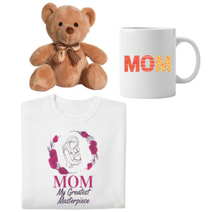Mom My Greatest Masterpiece Mother's Day Gift Bundle with Sweatshirt- PW563