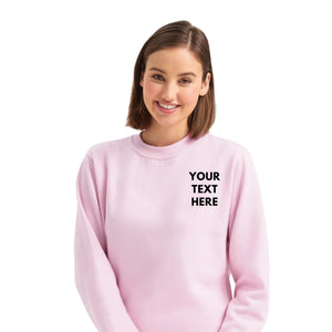 Custom Text Printed Workwear Sweatshirt