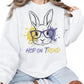 Hop On Trend Easter Printed Sweatshirt - PW591
