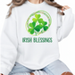 Irish Blessings Printed Saint Patrick’s Day Sweatshirt - PW627