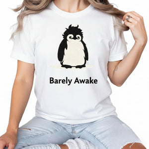 Barely Awake ft. Penguin Trending Printed T-Shirt - PW5000