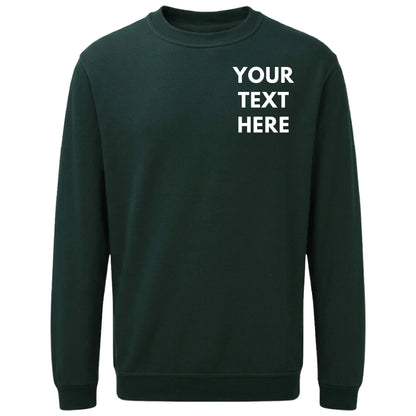 Custom Text Printed Workwear Sweatshirt