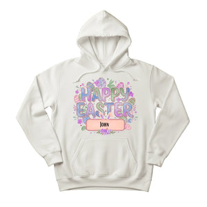 Happy Easter John Printed Hoodie-PW599
