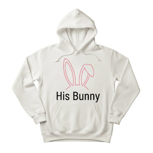 His Bunny Easter Printed Hoodie-PW603