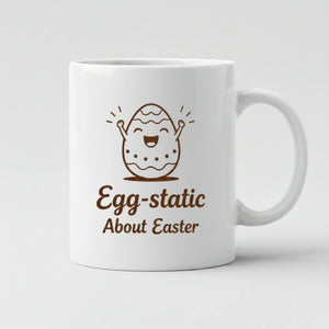 Egg Static About Easter Printed Mug-PW604