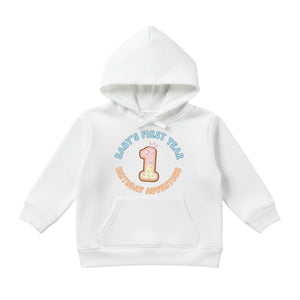 Baby First Year Birthday Adventure Kids Printed Hoodie - PW577