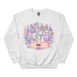 Happy Easter John Printed Sweatshirt - PW599