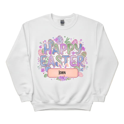 Happy Easter John Printed Sweatshirt - PW599