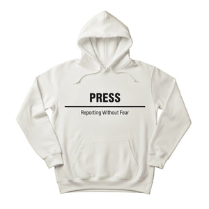 Press Reporting Without Fear Printed hoodie-PW5106