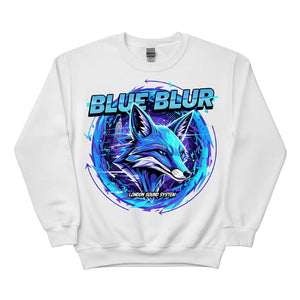 Blue Blur London Sound System Pullover Printed Sweatshirt