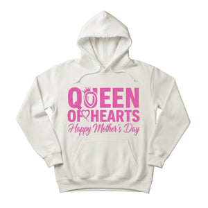 Queen Of Heart's Mother's Day Printed Hoodie - PW569
