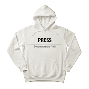 Press Documenting The Truth Printed Hoodie-PW5108
