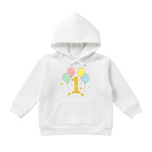 First Sweet Year Kids Birthday Printed Hoodie - PW576