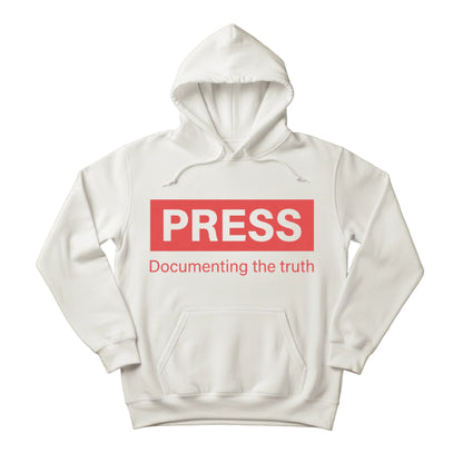 The Press as a Record of Truth Printed Hoodie-PW5117