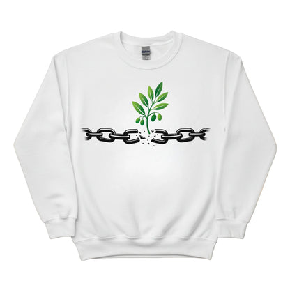 Break the Chains and Rise Press Printed Sweatshirt-PW5124
