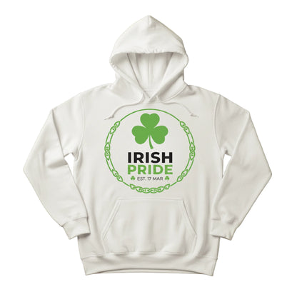 Irish Pride Est. 17 March Printed Saint Patrick's Day Hoodie - PW610