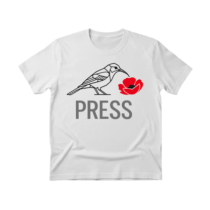 A Bird, a Bloom, and the Press Printed TShirt-PW5122