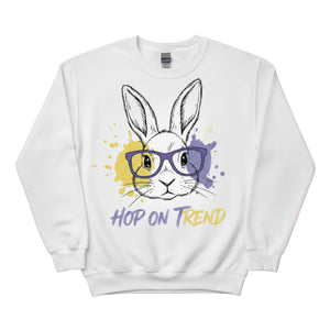 Hop On Trend Easter Printed Sweatshirt - PW591