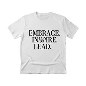 Embrace. Inspire. Lead Women's Day T-Shirt - PW536