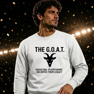 Custom The GOAT Legacy Football Tournament Unisex Sweatshirt