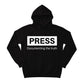 The Press as a Record of Truth Printed Hoodie-PW5117