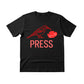 A Bird, a Bloom, and the Press Printed TShirt-PW5122