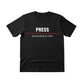 Press Documented The Truth Printed TShirt-PW5108