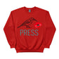 A Bird, a Bloom, and the Press Printed Sweatshirt-PW5122