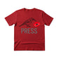 A Bird, a Bloom, and the Press Printed TShirt-PW5122