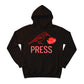 A Bird, a Bloom, and the Press Printed Hoodie-PW5122