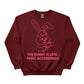The Bunny Is Late.Panic Accordingly Easter John Printed Sweatshirt - PW600