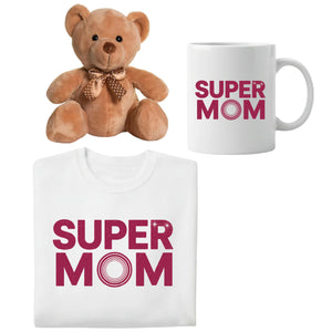 Super Mom Mother's Day Gift Bundle with Sweatshirt- PW562