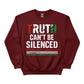 Truth Can't Be Silenced Press Printed Sweatshirt-PW5109