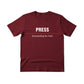 Press Documented The Truth Printed TShirt-PW5108