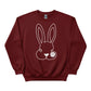 Minimal Bunny Easter Printed  Sweatshirt - PW594