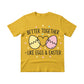 Better Together Like Eggs & Easter Printed Tshirt-PW609