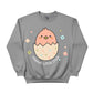 Little Chick Easter Printed Personalised Name Sweatshirt