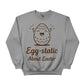Egg Static About Easter Printed Sweatshirt - PW604
